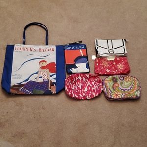 NWOT Estee Lauder Harper's Bazaar tote & bags